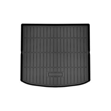 Imagem de Mixsuper Forro de carga de ajuste personalizado para Ford Edge 5 assentos 2015-2023 2024 para todos os climas, forro traseiro para porta-malas, bandeja preta