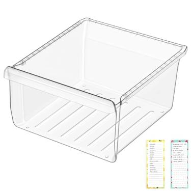 Imagem de Gaveta de geladeira DA97-08693B atualizada compatível com peças de reposição de gaveta de geladeira Samsung DA97-08693A Gaveta de geladeira superior RS25J500DSR RS261MDRS RS25J500DSG RS25H5000SR