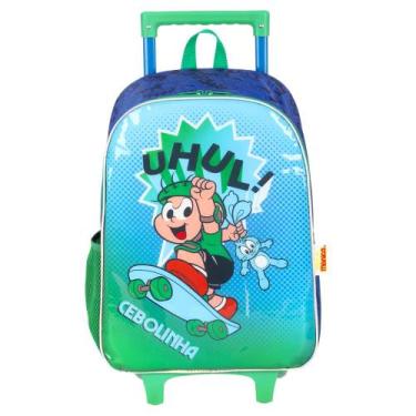 Imagem de Mochila De Rodinhas Escolar Infantil Turma Da Mônica Oficial - Luxcel,
