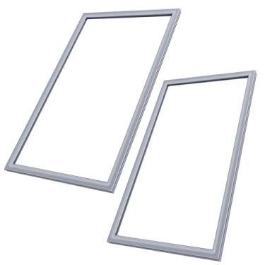 Imagem de 2 pacotes atualizados 5304505782 junta de porta de freezer de substituição compatível com vedação de porta de geladeira Electrolux Frigidaire, vedação de porta de freezer de 165 x 78 cm para