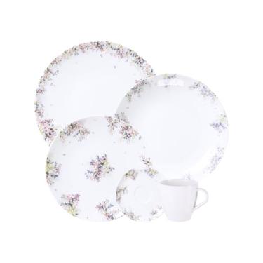 Imagem de Aparelho de Jantar Tramontina Fogli em Porcelana Decorada 20 Peças