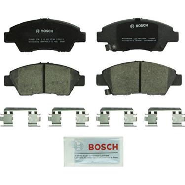 Imagem de Conjunto de pastilhas de freio de disco de cerâmica premium QuietCast BC1394 da Bosch para Honda: 2011-2016 CR-Z, 2009-2017 Fit; Frente