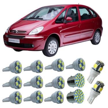 Imagem de Kit Led Interno Externo Xsara Picasso Teto Placa Ré Farolete