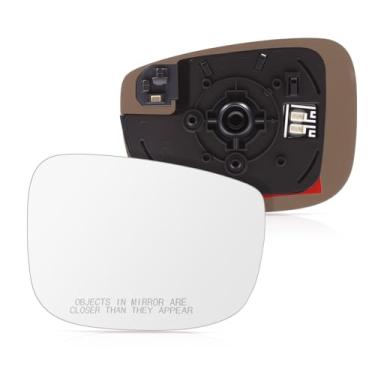 Imagem de Vidro retrovisor elétrico do lado direito do passageiro com placa de suporte compatível com Honda Odyssey 2018-2023 Conjunto de vidro do espelho retrovisor lateral externo 76203-THR-A11