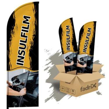 Imagem de Wind Banner Dupla Face 3mt Completo Insulfilm Kit C/ 2unds - Fadrix