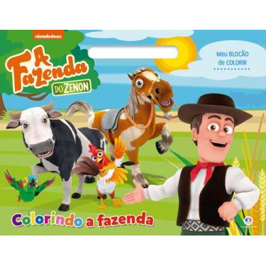 Imagem de Livro - A Fazenda do Zenon - Colorindo a fazenda