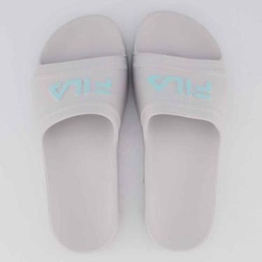 Imagem de Chinelo Fila Sleek Slide Feminino Off White, 34