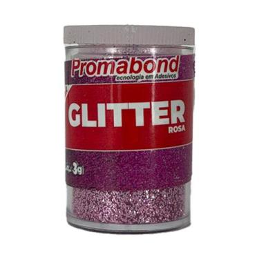 Imagem de Glitter Escolar Brilhante Cores Vibrantes Rosa - Promabond