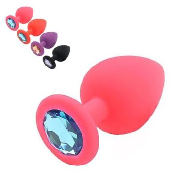 Imagem de Plug Anal Grande 10 X 4 Cm Em Silicone Macio Conforto Sexo Anal Seguro Estimulação Prazer [PINK]