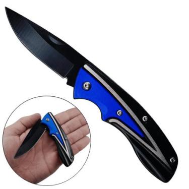 Imagem de Canivete de Aço Inoxidável 16cm com Clip Para Bolso, Lâmina de 7cm e D