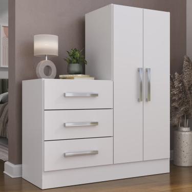 Imagem de Cômoda 2 Portas 3 Gavetas Dunas