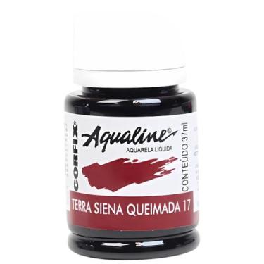 Imagem de Tinta Aquarela Liquida Aqualine Corfix 37ml - 20037, 017 - TERRA SIENA