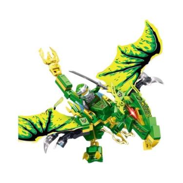 Imagem de Figura de Ação Ninja Lloyd - Armadura Mech - Mini Modelo de Blocos de 