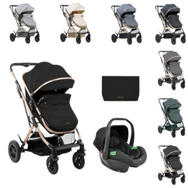Imagem de Kikkaboo Kaia 3 em 1 cadeira de passeio, adaptador, assento desportivo, cor: preto