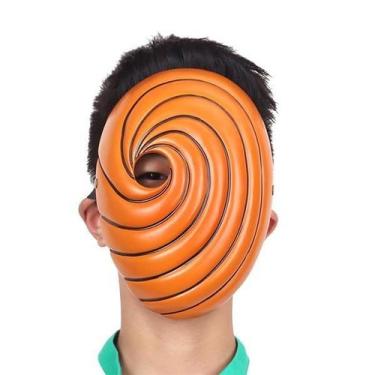 Imagem de Máscara Anime Naruto Tobi Obito Uchiha Akatsuki Cosplay - Aquilae