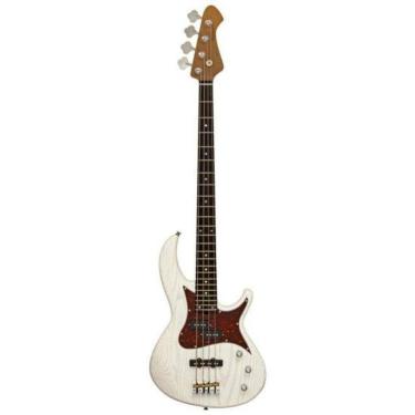 Imagem de Contrabaixo Aria Pro Ii 313-mk2 Detroit 4 Cordas Open-pore White