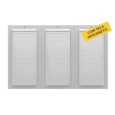 Imagem de Grade Ventilação Superfície 54x34 tela anti inseto Ventokit