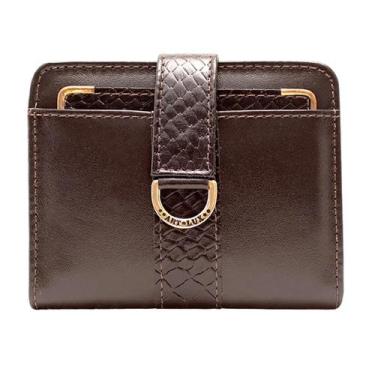 Imagem de Carteira Padrão Feminina de Couro com Ponteira 200 - Artlux, Cafe