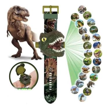 Imagem de Relógio Projetor Infantil Dinossauro Tiranossauro Rex - Good M