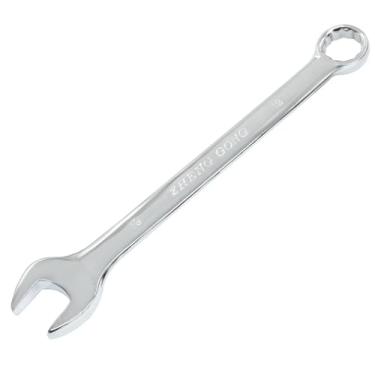 Imagem de Hordion Chave inglesa de combinação métrica de 19 mm com extremidade de caixa deslocada e espelho de extremidade aberta angular - aço de alto carbono cromado