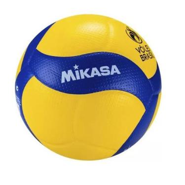 Imagem de Bola Oficial de Volei V200w - MIKASA, Amarelo, Azul