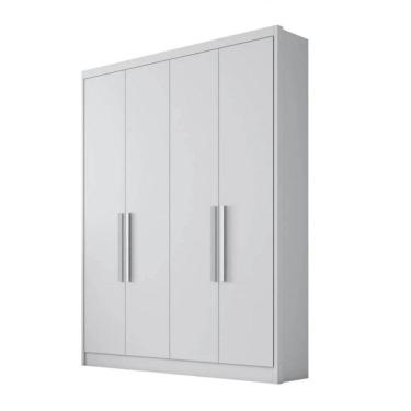 Imagem de Guarda Roupa Solteiro Moderni 100 MDF 4 Portas 3 Gavetas Novo Horizonte