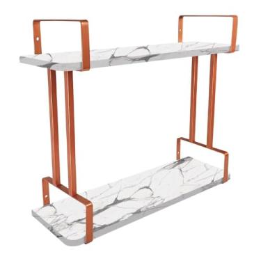 Imagem de Prateleira de Parede Decorativa 60x20cm Imperial - cobre/vulcano