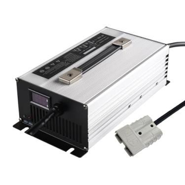 Imagem de Lzyjckh Carregador de Bateria para Empilhadeira 12V/24V/36V/48V/60V/72V, com Conexão Anderson de 120A/175A/350A para Carregamento de Baterias de Chumbo-Ácido,72v 15a silver,175A