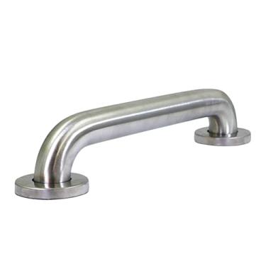 Imagem de Highcraft HC11230 Barra de apoio de segurança para chuveiro com parafusos ocultos, 1-1/2" x 76 cm, aço inoxidável, acabamento em metal escovado, 3-1/2" x 30", cromo