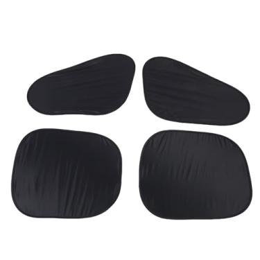 Imagem de Car Window Shades Light Blocking Sunshades Universal Janela Privacidade Cobertura Completa para Amamentação Cesta (Conjunto completo de 4 peças)