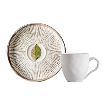 Imagem de Porto Brasil Conjunto com 6 Xícaras de Café com pires Bio Evergreen