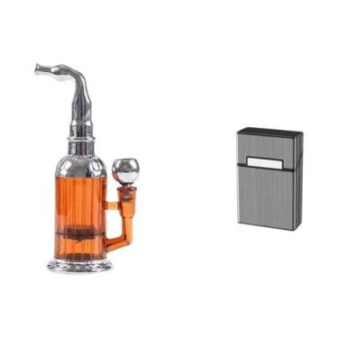 Imagem de Cachimbo De Fumar Água Multifuncional Portátil Suporte De Cigarro Acrí