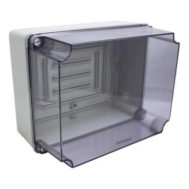 Imagem de Caixa De Passagem Blindada Transparente  Ip65 240x190x157 - Bet Plásti