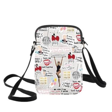 Imagem de WZMPA Álbum de flores, bolsa transversal, música inspirada na letra, presente I Can Buy Myself, bolsa de ombro para cantor, concerto, mercadoria, Myself Flowers-cb, Bolsa tiracolo