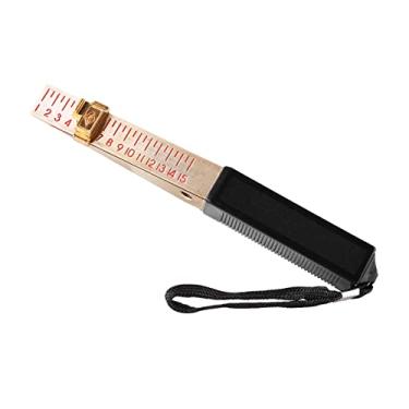 Imagem de Medidor de conicílio, padrão universal de soldagem de lacuna em forma de planilha, ferramenta de medição de orifício, escala de abertura, régua de medição de inspeção de tubo escalonado para espessura de largura (0,2 mm)