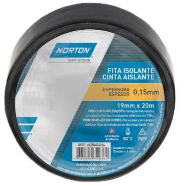 Imagem de Fita isolante torre 19 mm x 20m - Norton