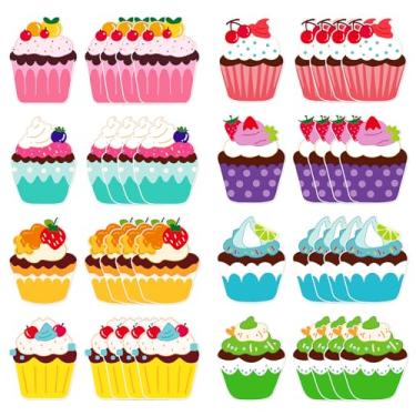 Imagem de EMOME 40 Peças De Recortes Para Decoração Quadro Avisos Aniversário, Decorações Coloridas Sala Aula Pré-Escolar, Etiquetas Nome Artesanato Faça Você Mesmo Crianças, Materiais Volta Às Aulas Professo