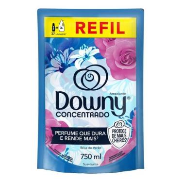 Imagem de Downy Amaciante Concentrado Brisa De Verao Sache 750ml, Brisa de Verão
