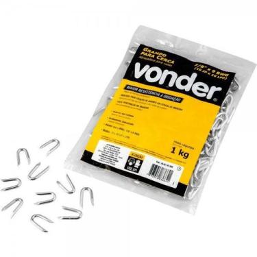 Imagem de Grampo para cerca 7/8" x 9 BWG 19 x 10 JP x LPP galvanizado VONDER