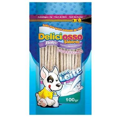 Imagem de Osso Deliciosso Baby Sabor Leite para Cães 100g