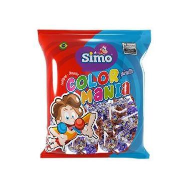 Imagem de Pirulito Color Mania 500g (50 Unidades) - simonetto