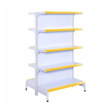 Imagem de Gôndola Prateleira Supermercado 5 Níveis 40x30 New Plus 1,70m Central 