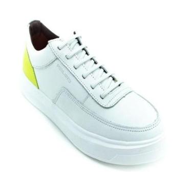 Imagem de Sapatênis Masculino Perlatto Chi9702 - Branco E Verde-Masculino