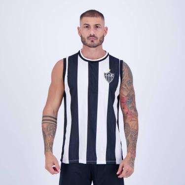 Imagem de Regata Atlético Mineiro Flood Branca-Masculino