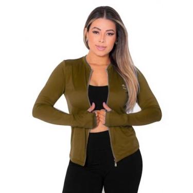 Imagem de Jaqueta Casaco UV Proteção FPU50+ Com Zíper Feminino Marrom - Sunset C