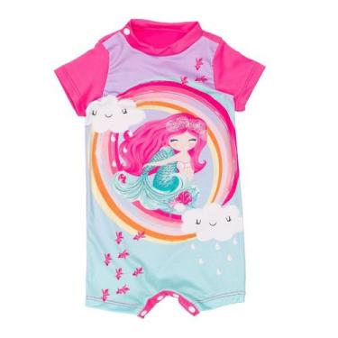 Imagem de Roupa De Banho Infantil Macaquinho Proteção Solar Bebê - Fofotinhos, S