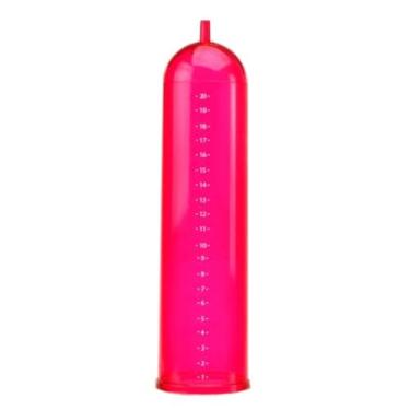 Imagem de Tubo Para Bomba Peniana Colors 20 X 6Cm Acessório para Bomba Peniana em PVC Colorido ST006 (VERMELHO)
