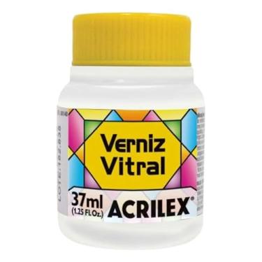 Imagem de Verniz Vitral Para Artesanato Acrilex 37ml Escolha A Cor Perfeito para Copos Garrafas Vaso Outras Perfeito para Copos Garrafas Vasos e Outras Ele Transforma Suas Peças Em Verdadeiras Obras De Arte, Simulando (Incolor 500)