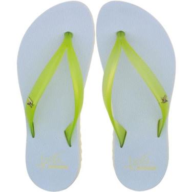 Imagem de Sandália de Dedo Kenner Ibiza Anitta Vulcanizada Feminina, Azul claro,