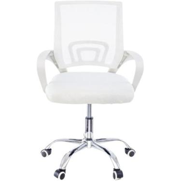 Imagem de Cadeira Escritório Diretor Tela Mesh e Base Giratória Confortável Vári